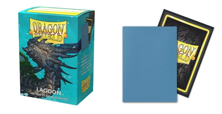 Dragon Shield Dual Matte Sleeves - Lagoon 'Saras' (100 Sleeves)