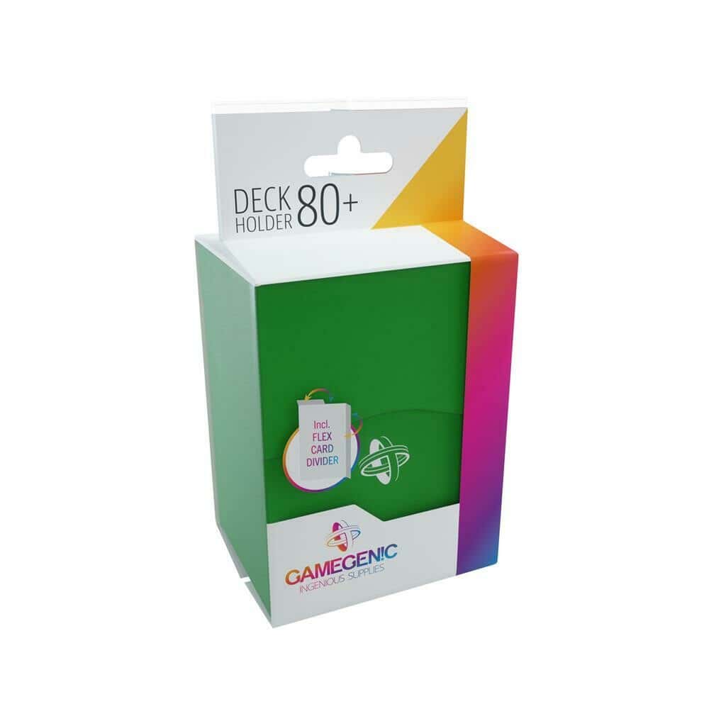 [GGS25024ML] Gamegenic - Deck Holder 80+ Green