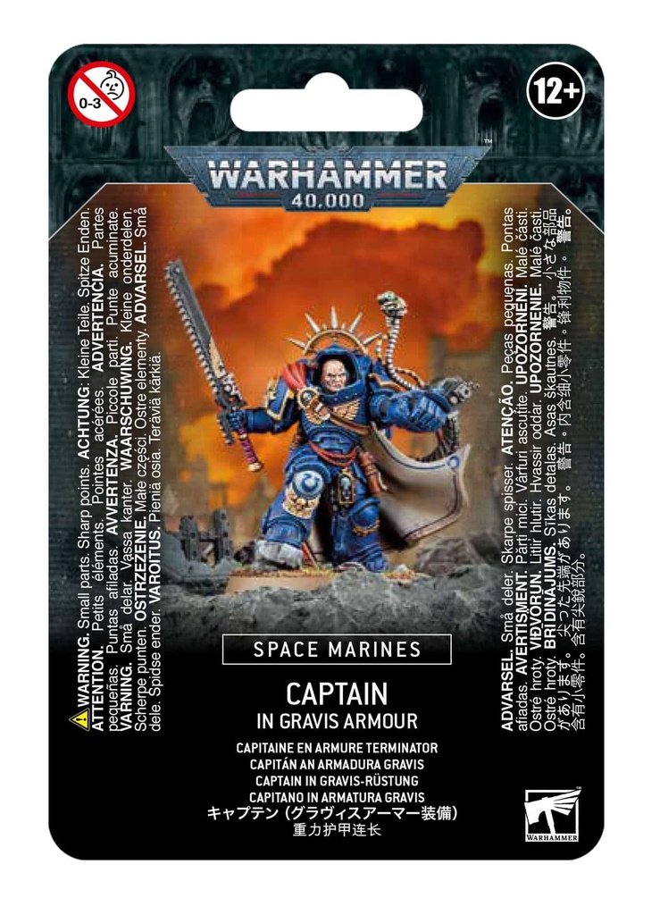 [48-70] Space Marine Captain in Gravis Armour