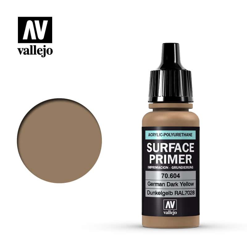 Imprimacion Vallejo Surface Primer 70604 17ml. Dunkelgelb RAL7028