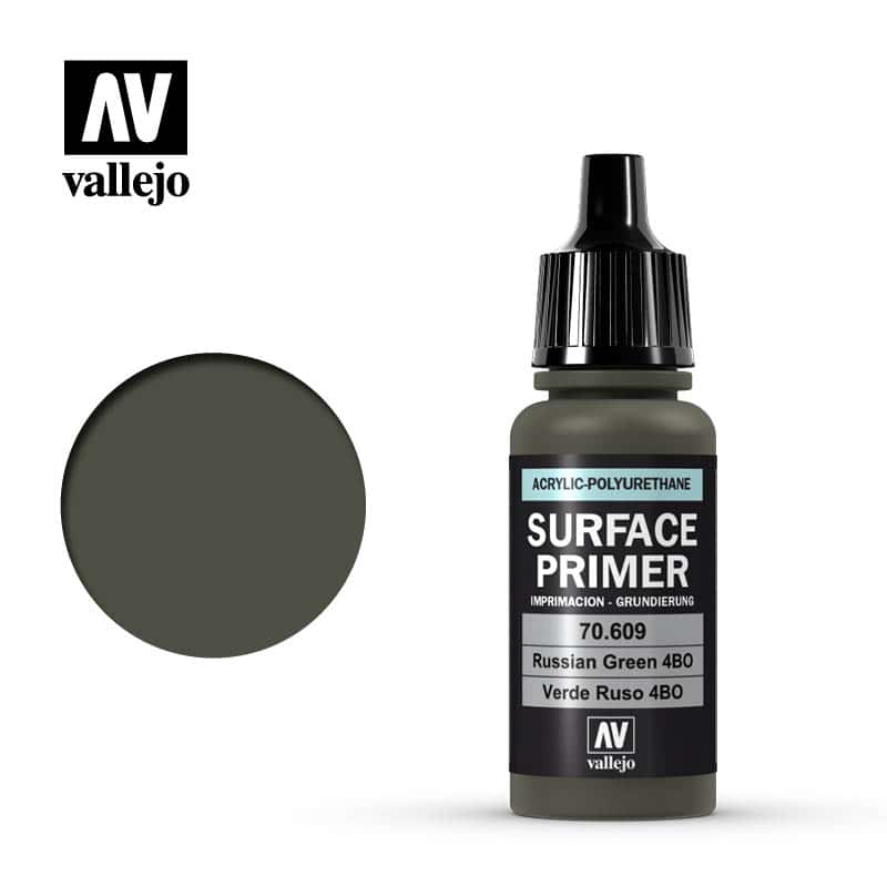 Imprimacion Vallejo Surface Primer 70609 17ml.Verde Ruso 4BO
