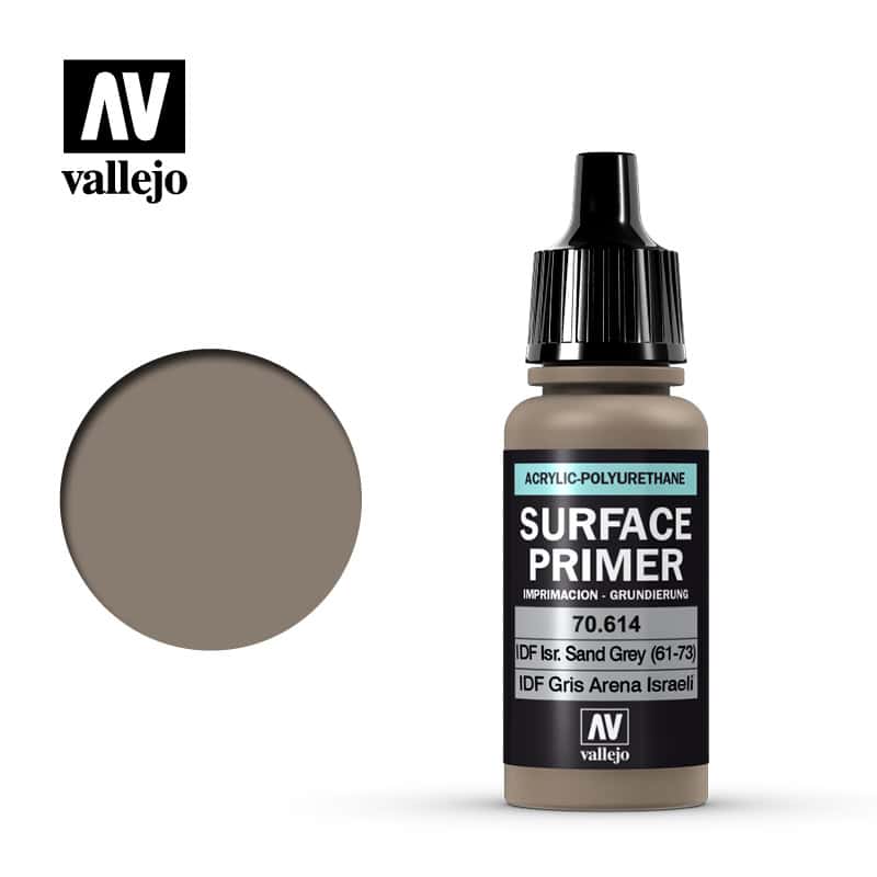 Imprimacion Vallejo Surface Primer 70614 17ml.IDF Gris Arena Israeli