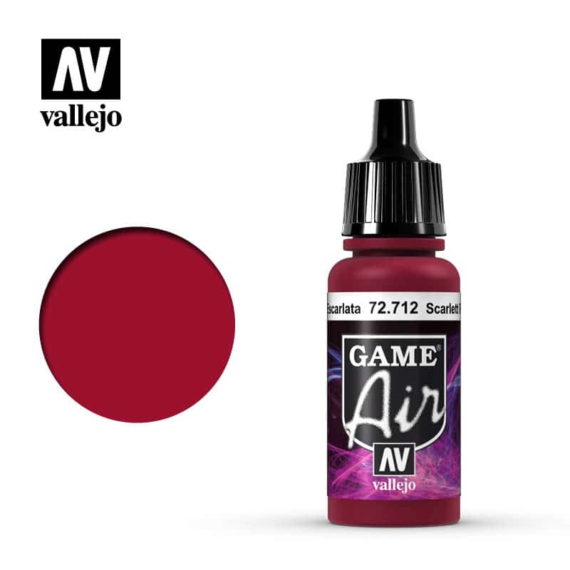 Vallejo Game Air Rojo Escarlata 72712 17ml.