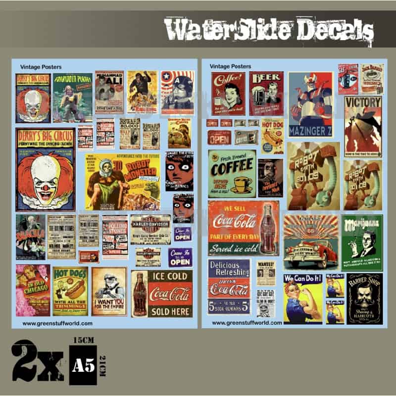 Calcas al agua - Posters Vintage