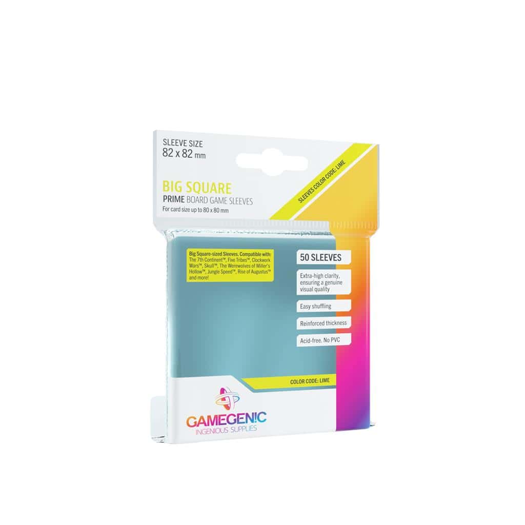 Prime Big Square-Sized Sleeves 82X82Mm (50)