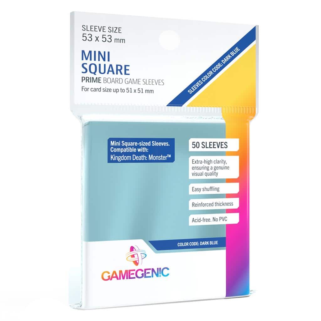 Prime Mini Square-Sized Sleeves 53X53Mm (50)