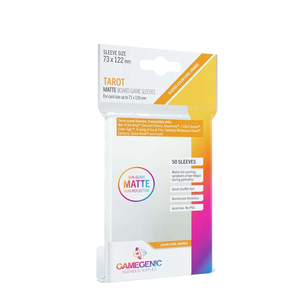 MATTE  -SIZED SLEEVES 73X122MM