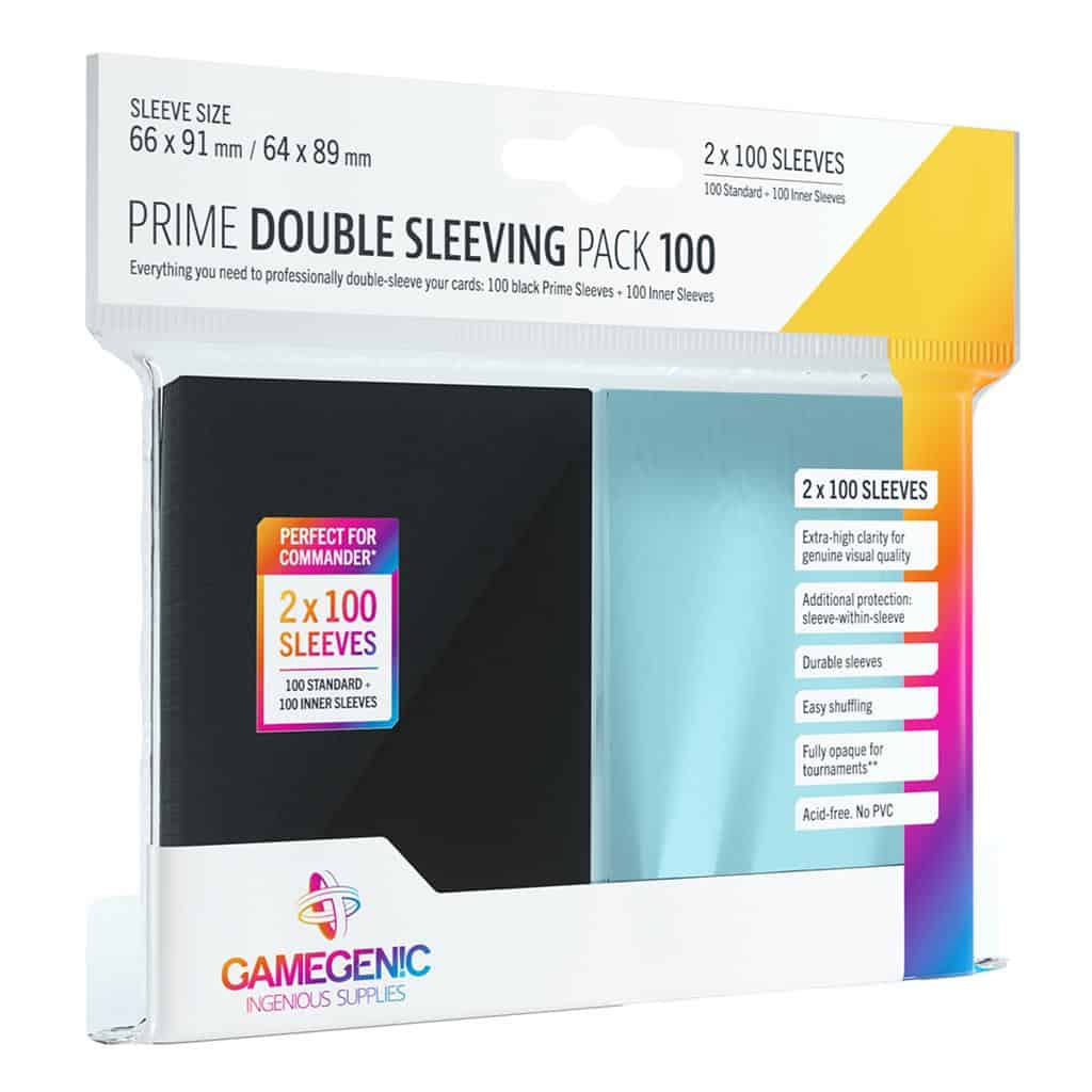 PRIME DOUBLE SLEEVING PACK (100)