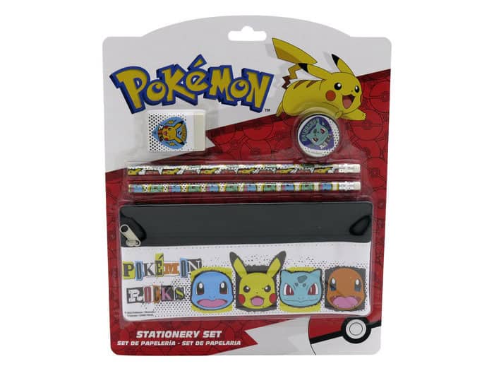 Set De Papeleria C/ Portatodo Pokemon