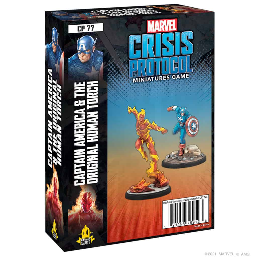 Marvel Crisis Protocol Captain America & The Original Human Torch (EN)