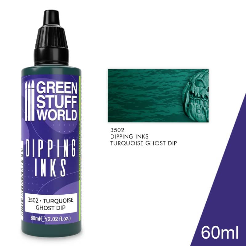 Pintura Dipping ink 60 ml -TURQUOISE GHOST DIP