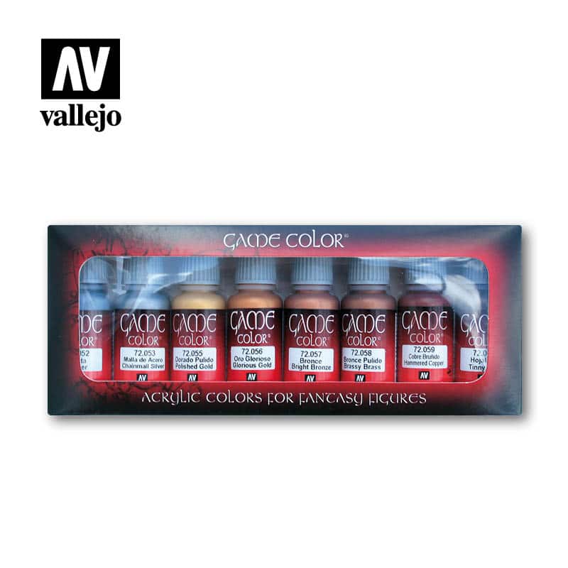 Game Color Set: Colores Metalicos (8) 72303