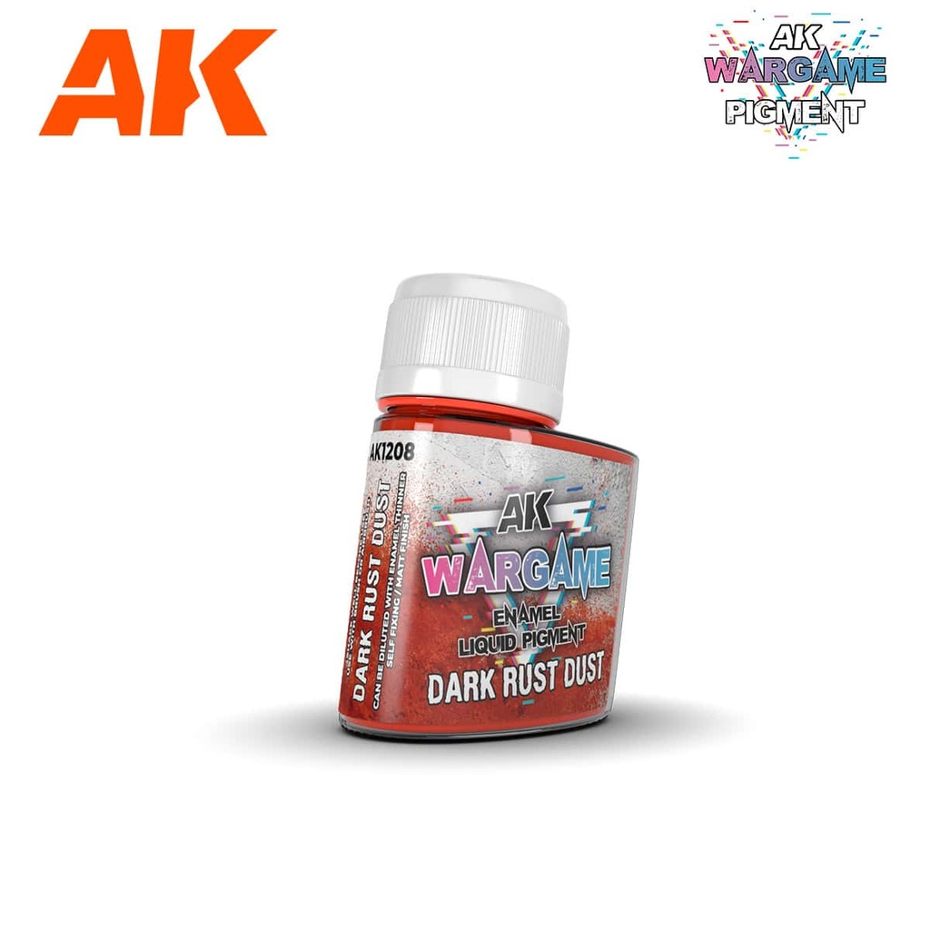 AK1208 Enamel liquid pigment Dark Rust Dust 35 ml.