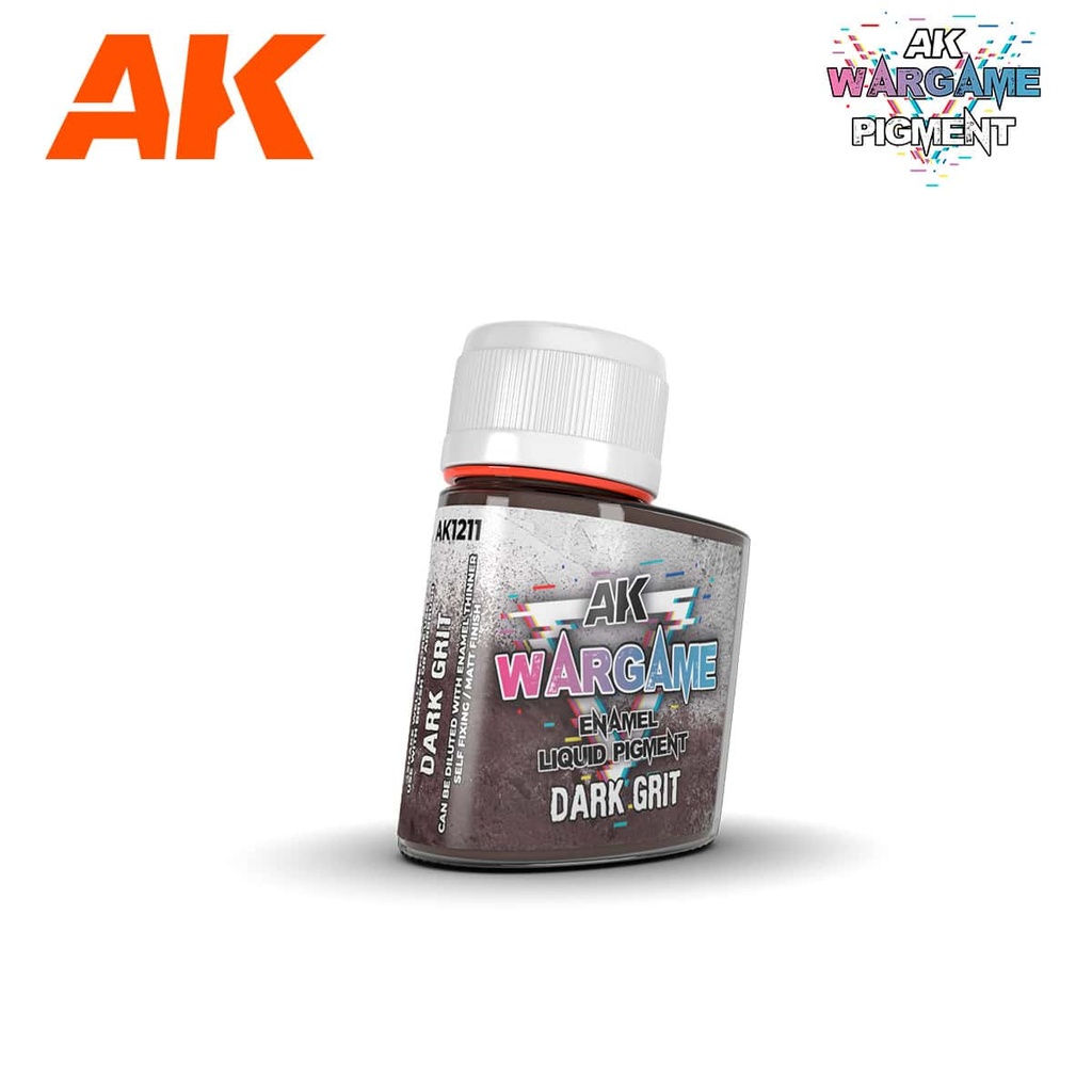 AK Enamel liquid pigment Dark Grit 35 ml.