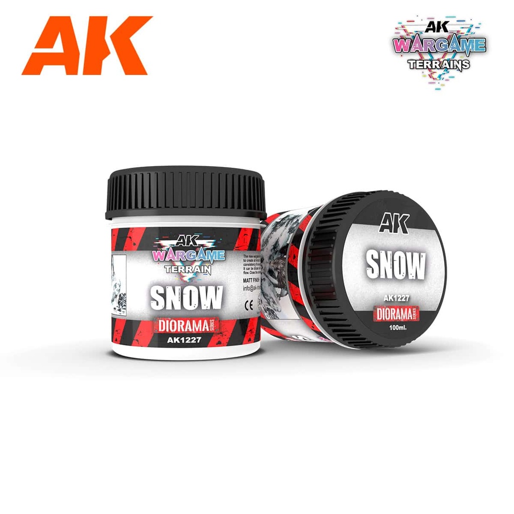 AK1227 SNOW WARGAME TERRAINS Diorama 100ML