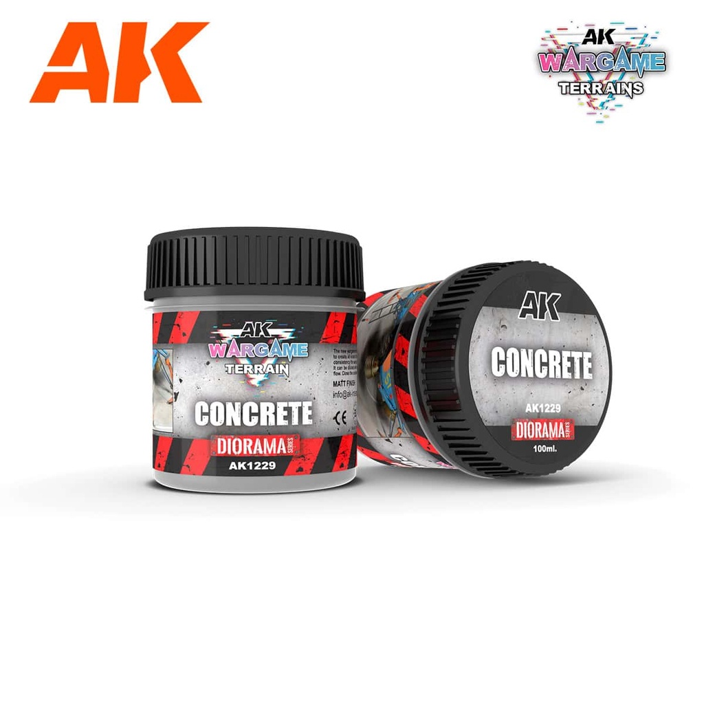 AK1229 CONCRETE WARGAME TERRAINS 100ML