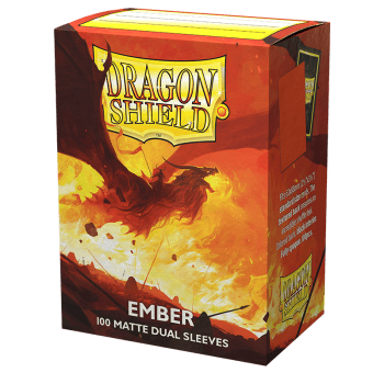 Dragon Shield Dual Matte Sleeves - Ember 'Alaric, Revolution Kindler' (100 Sleeves)