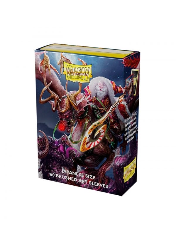 Dragon Shield Japanese size Brushed Art Sleeves - Christmas 2022 (60 Sleeves)