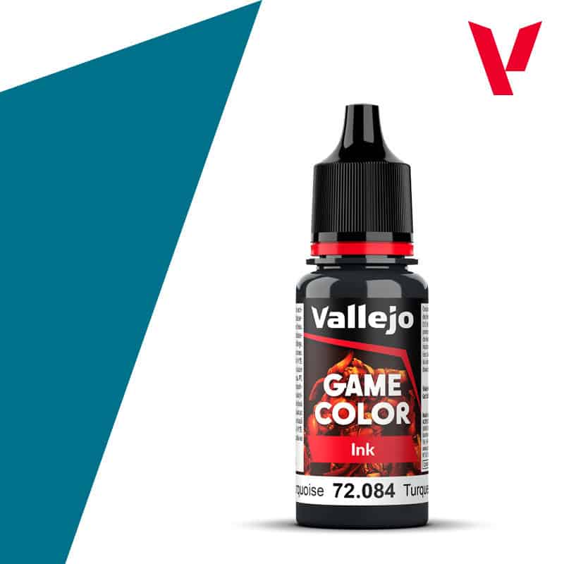 Vallejo 72084 Turquesa oscuro Ink 18 ml