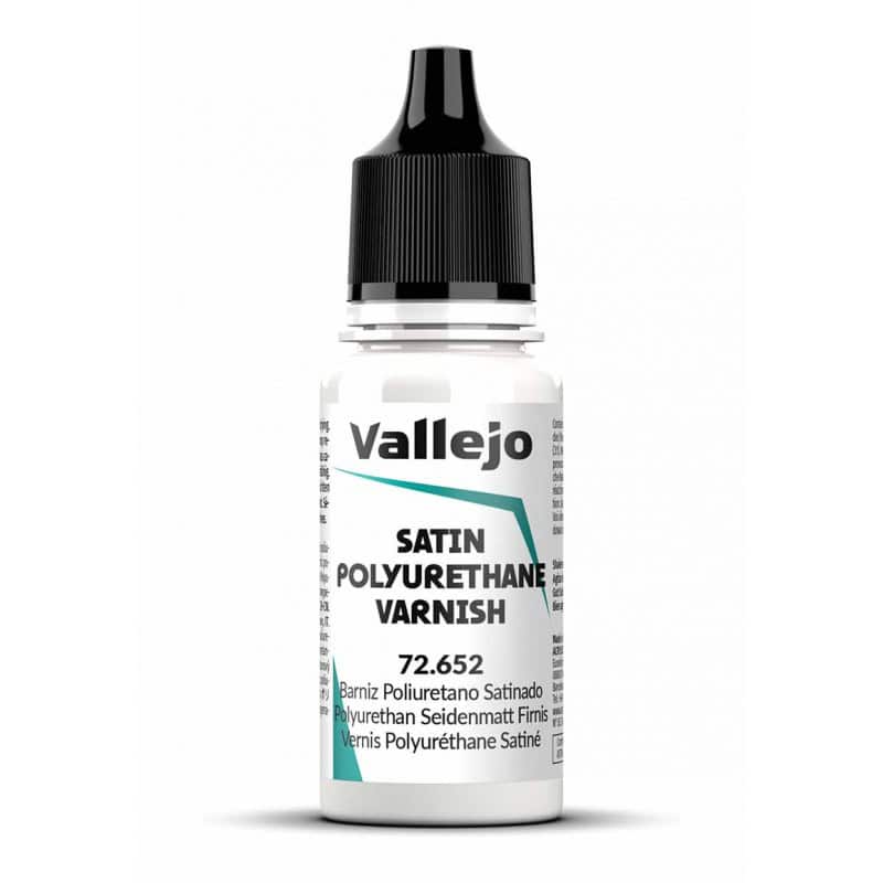Vallejo 72652 Barniz Poliuretano Satinado 18ml.