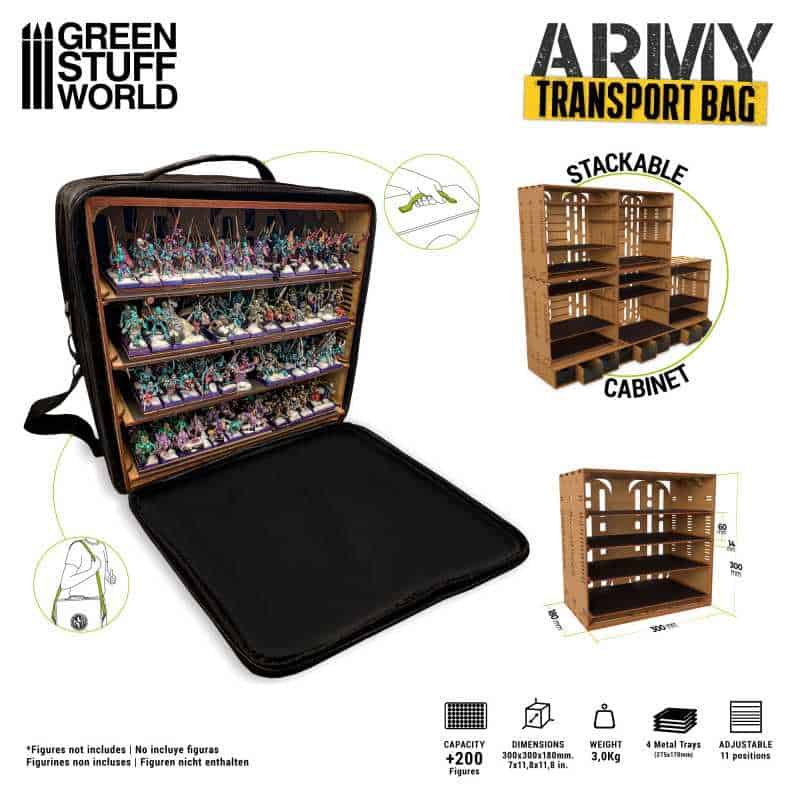 Maletin de transporte de miniaturas M