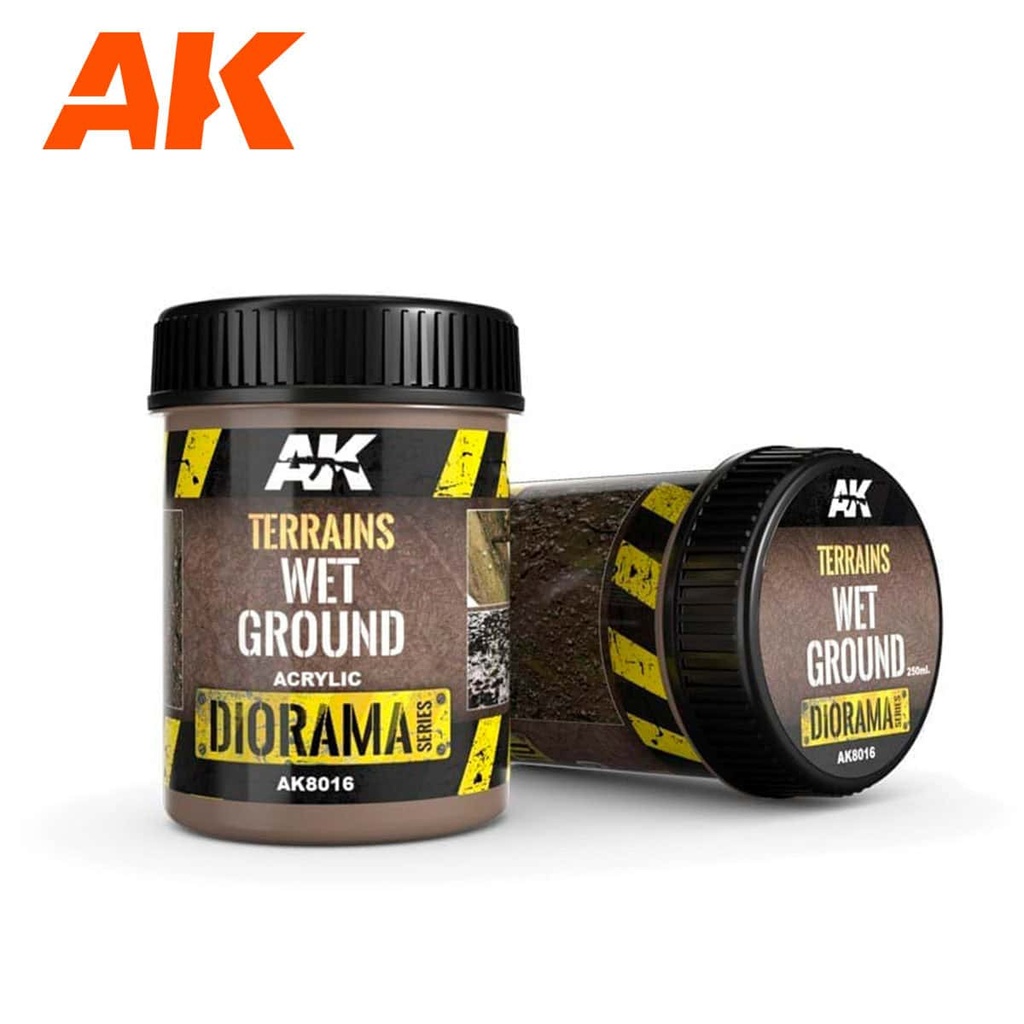 AK8016 DIORAMA TERRAINS WET GROUND 250ml (Acrylic)