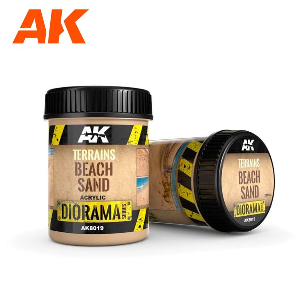 AK8019 DIORAMA TERRAINS BEACH SAND - 250ml (Acrylic)