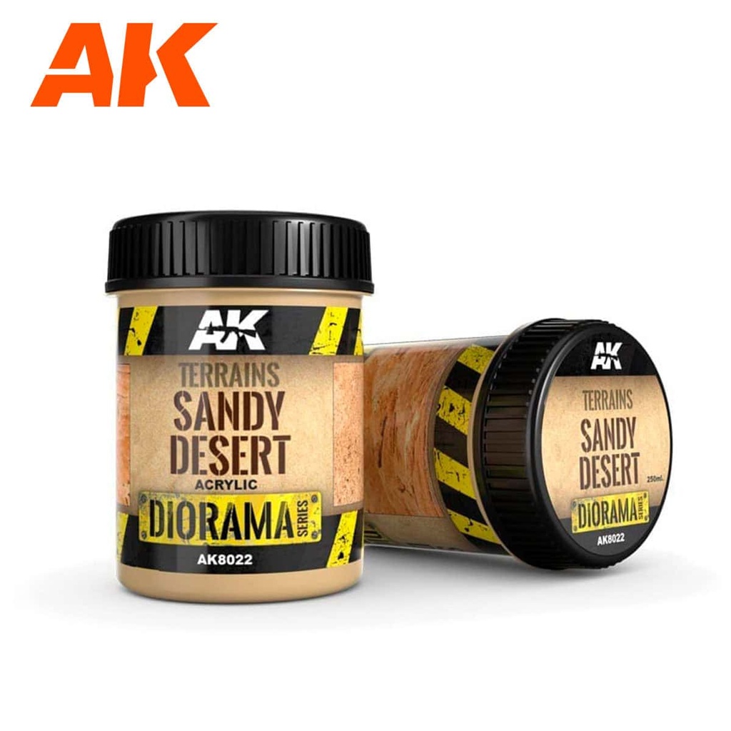 AK8022 DIORAMA TERRAINS SANDY DESERT 250ml (Acrylic)