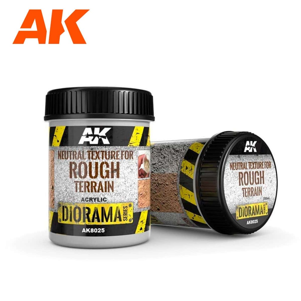 AK8025 DIORAMA NEUTRAL TEXTURE FOR ROUGH TERRAINS 250ml (Acrylic)