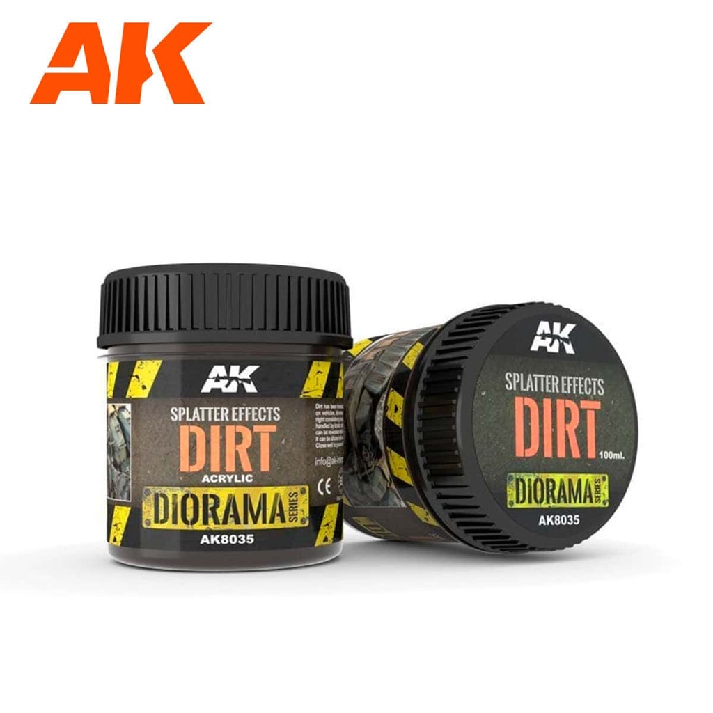 AK8035 SPLATTER EFFECTS DIRT Diorama 100ml (Acrylic)