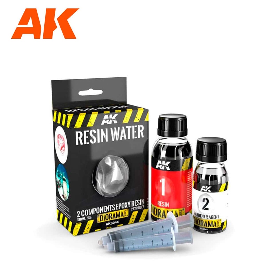 RESIN WATER 2-COMPONENTS EPOXY RESIN - 180ml