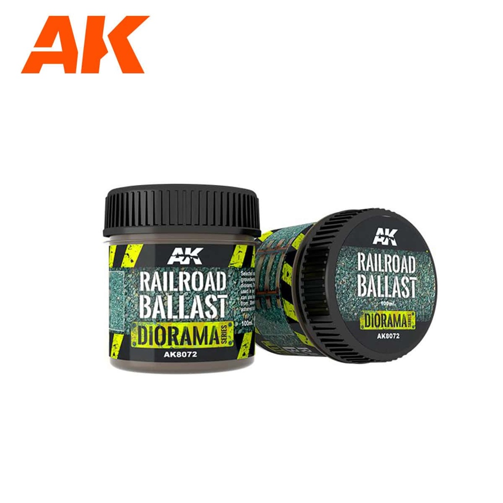 AK8072 RAILROAD BALLAST - Diorama 100ml