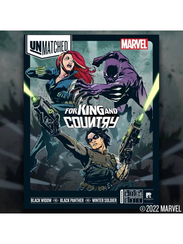 Unmatched For King And Country, Juego De Mesa En Ingles