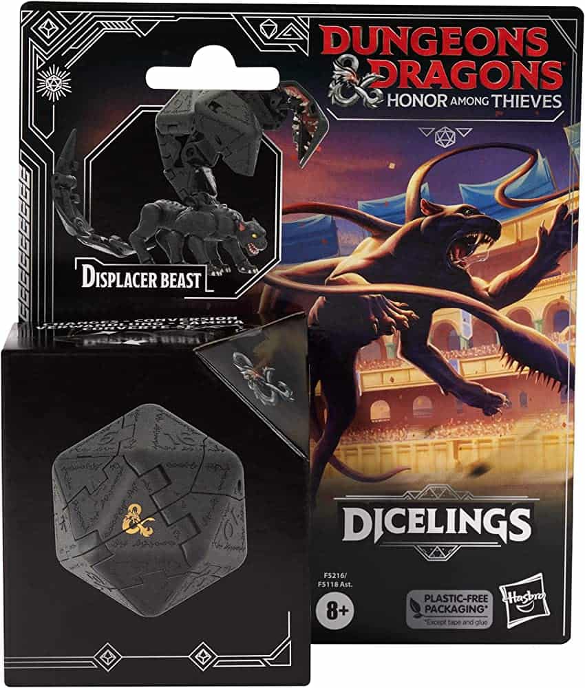 D&D: El Honor Entre Ladrones Dicelings Displacer Beast, Figura de accion D&D