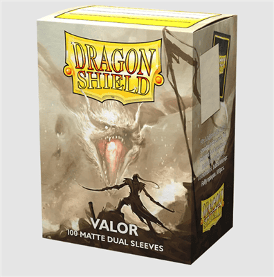 Dragon Shield Standard Size Matte Dual Sleeves Valor (100 Sleeves)