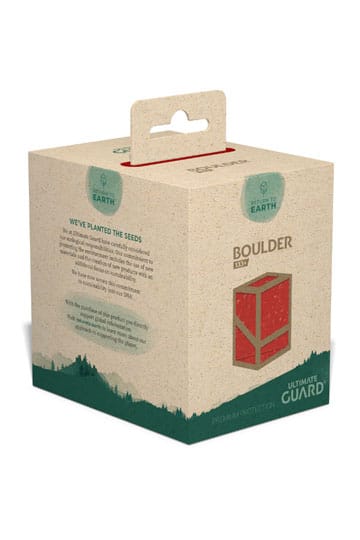 Ultimate Guard Return To Earth Boulder Deck Case 133+ Tamaño Estandar Rojo