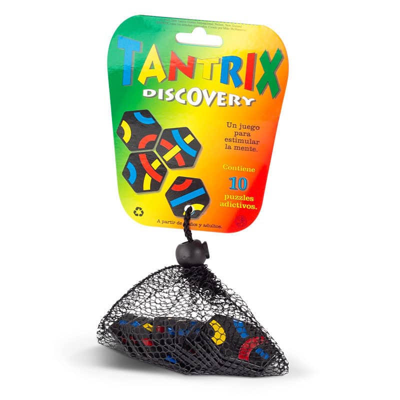 Tantrix Discovery con fichas negras en bolsa - puzzle juego