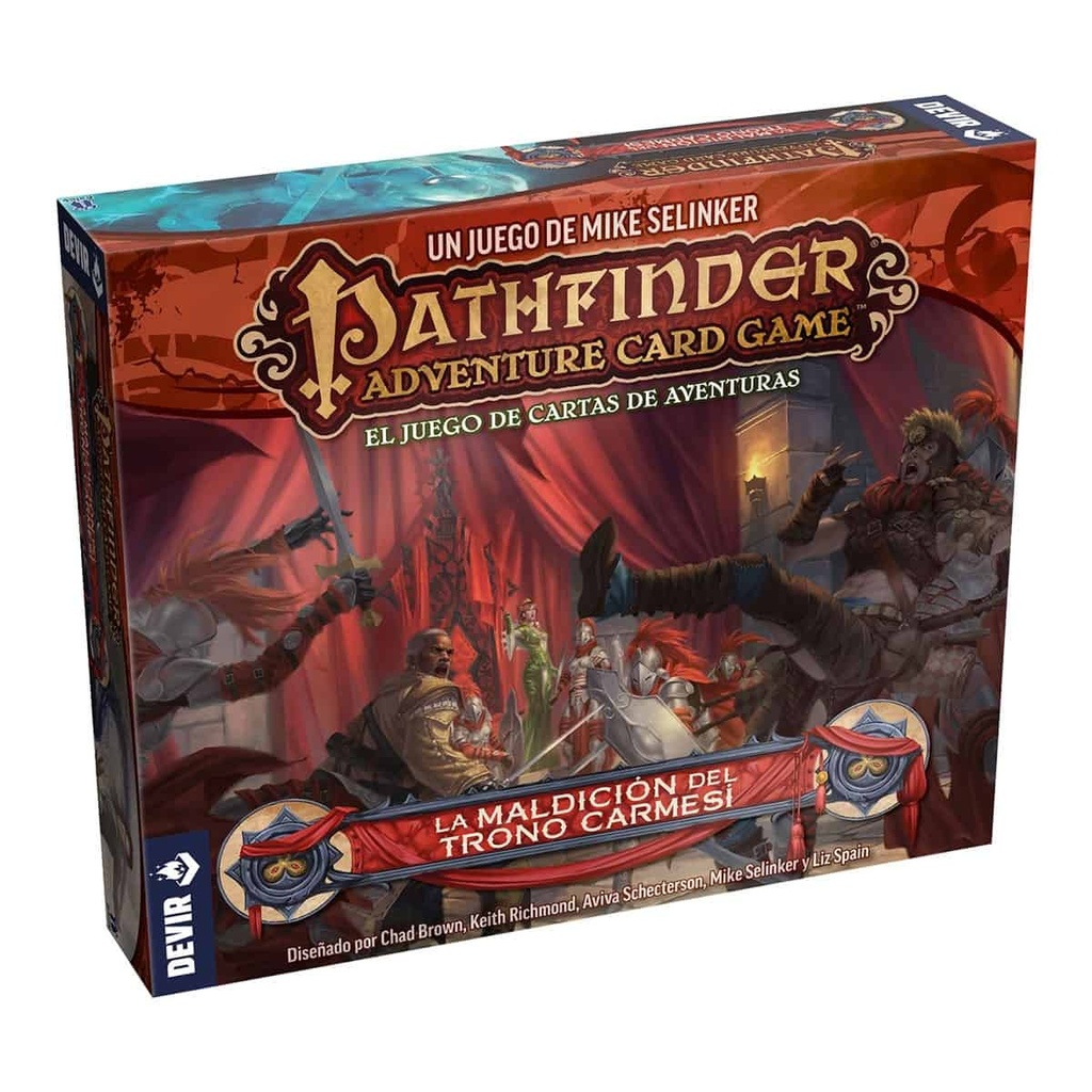 LA MALDICION DEL TRONO CARMESI - EXPANSION JUEGO DE CARTAS DE AVENTURAS DE PATHFINDER