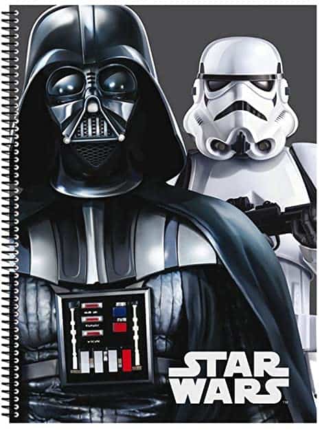 Tamaño A5 cuaderno 80h cuadricula Star Wars