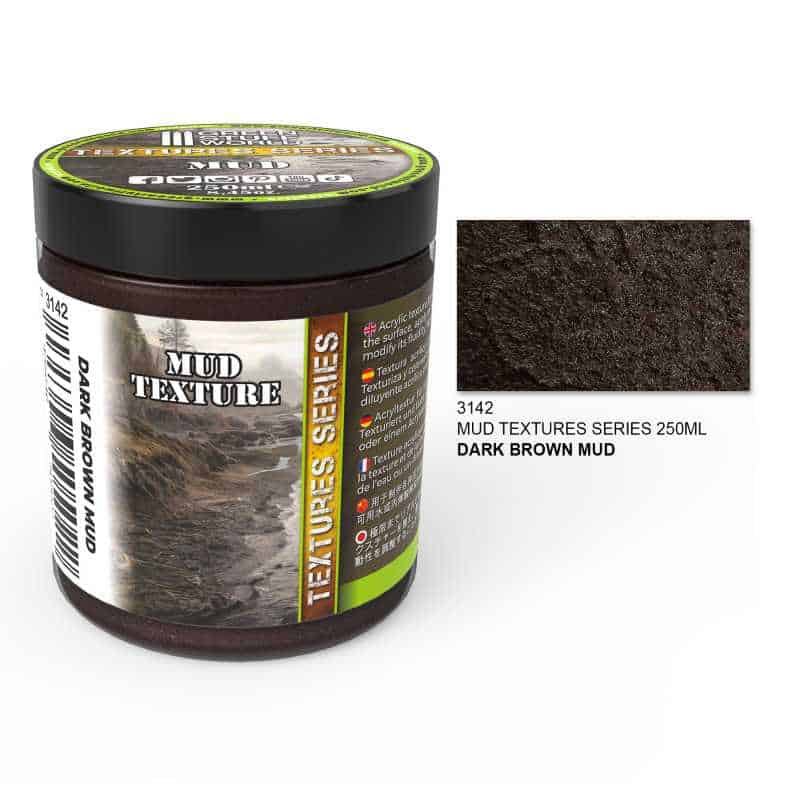 Textura de barro - BARRO MARRON OSCURO de 250ml