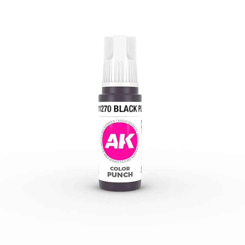 AK11270 BLACK PURPLE COLOR PUNCH