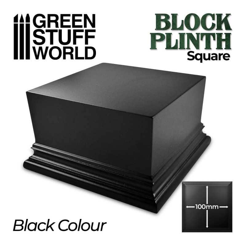 Pedestal Cuadrado 10x10cm - Negro