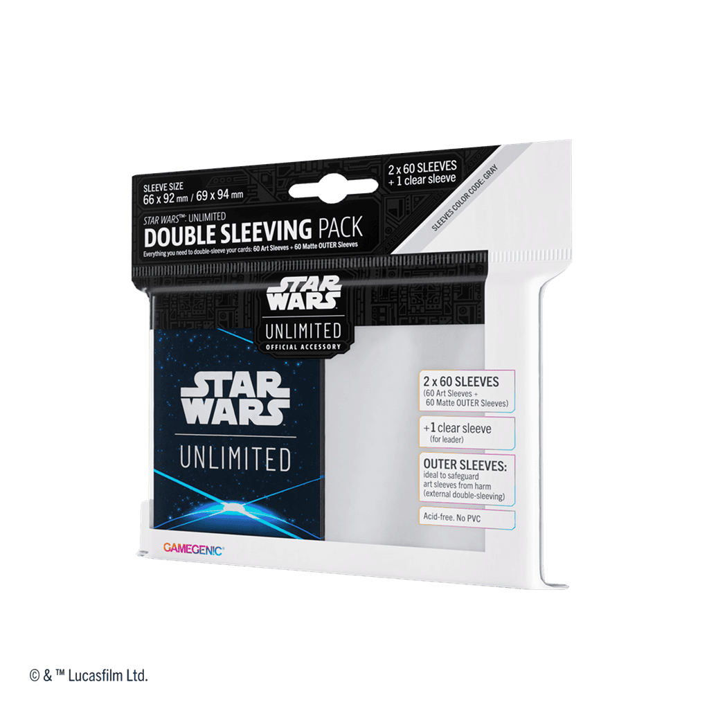 SW: Unlimited Art Sleeves Double Space Blue