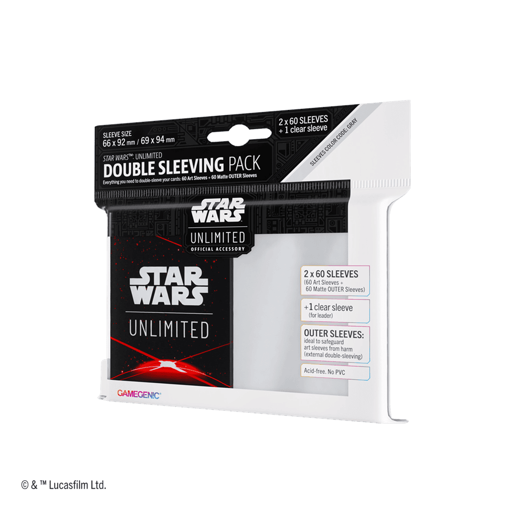 SW: UNLIMITED ART SLEEVES DOUBLE SPACE RED