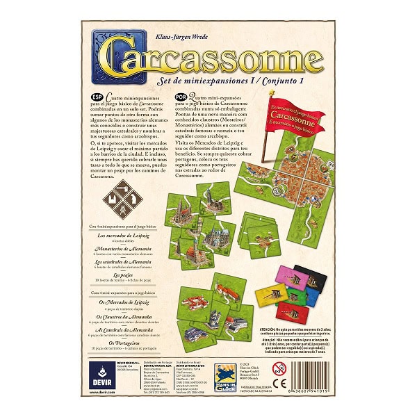 Carcassonne Expansiones Reunidas