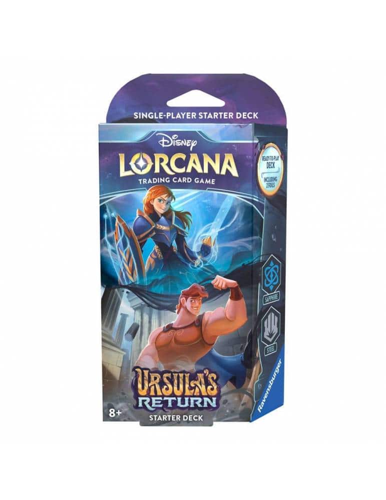 Lorcana Mazos De Inicio Ursula's Return Sapphire/Steel Ingles