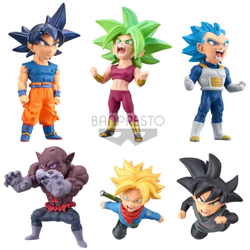 Figura aleatoria 7 cm World Collectable Battle of Saiyans vol. 6 Dragon Ball Super