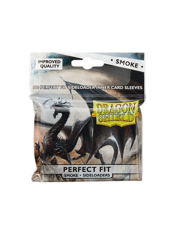 Fundas Standard Perfect Fit Sideload Smoke (100 Fundas) Dragon Shield.