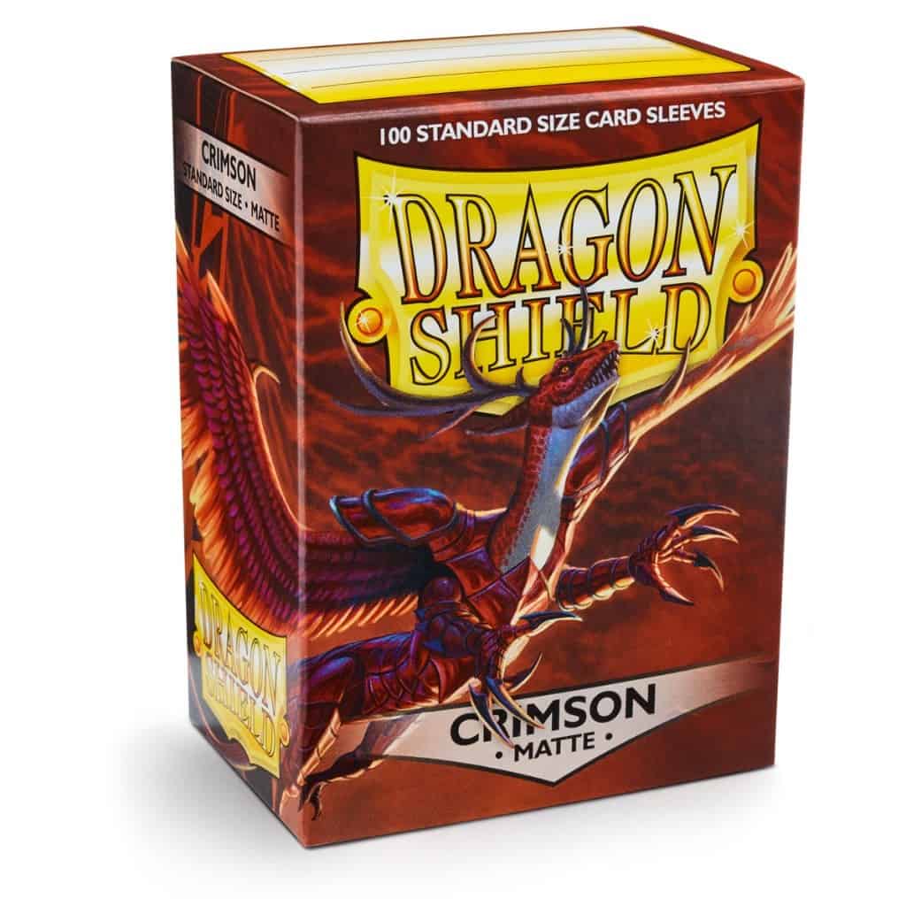 Dragon Shield Standard Sleeves - Matte Crimson(100 Sleeves)