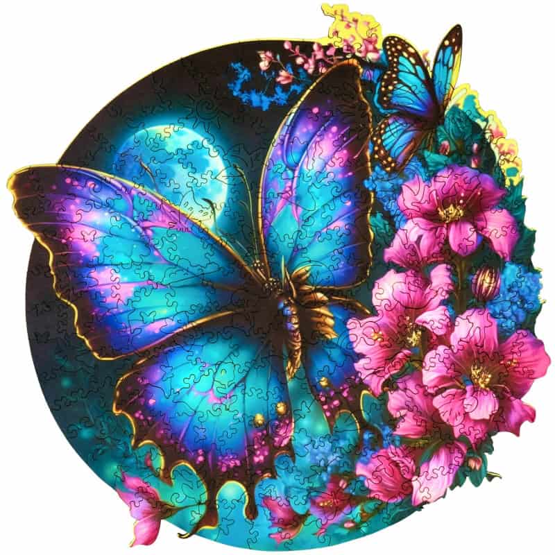 Puzzle de Madera – Mariposa – 300 piezas